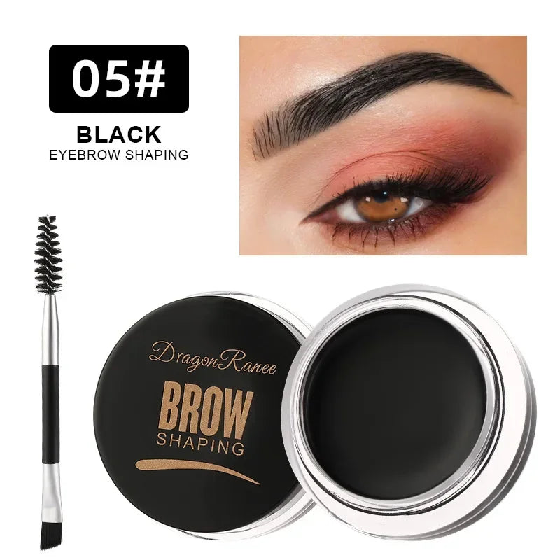 3D Wild Brow Cream Gel Enhancer - Matte Natural Tint Waterproof Wax