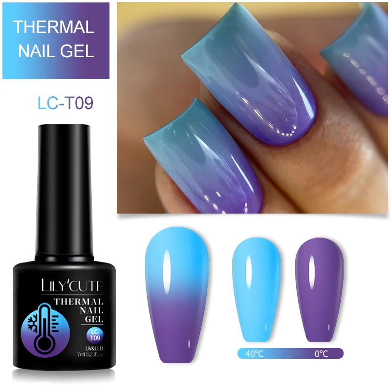 LILYCUTE 5ml Metallic Gold & Silver Mirror Liner Gel - Super Bright French Nail Art
