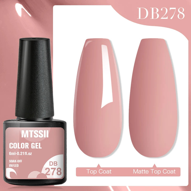 Mtssii Dried Flower Fairy Gel Nail Polish - Natural Botanical Semi-Permanent UV Art