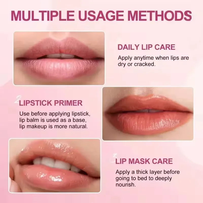Dark Lip Lightening Balm & Melanin Mask - Exfoliating Pink Treatment for Lip Lines