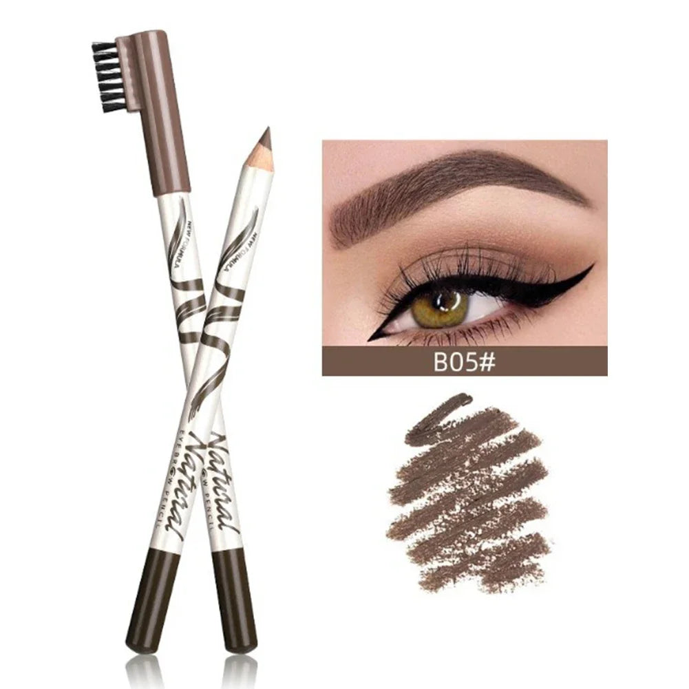 MAANGE Waterproof Eyebrow Pencil & Liner - Long-Lasting Natural Brown Definition