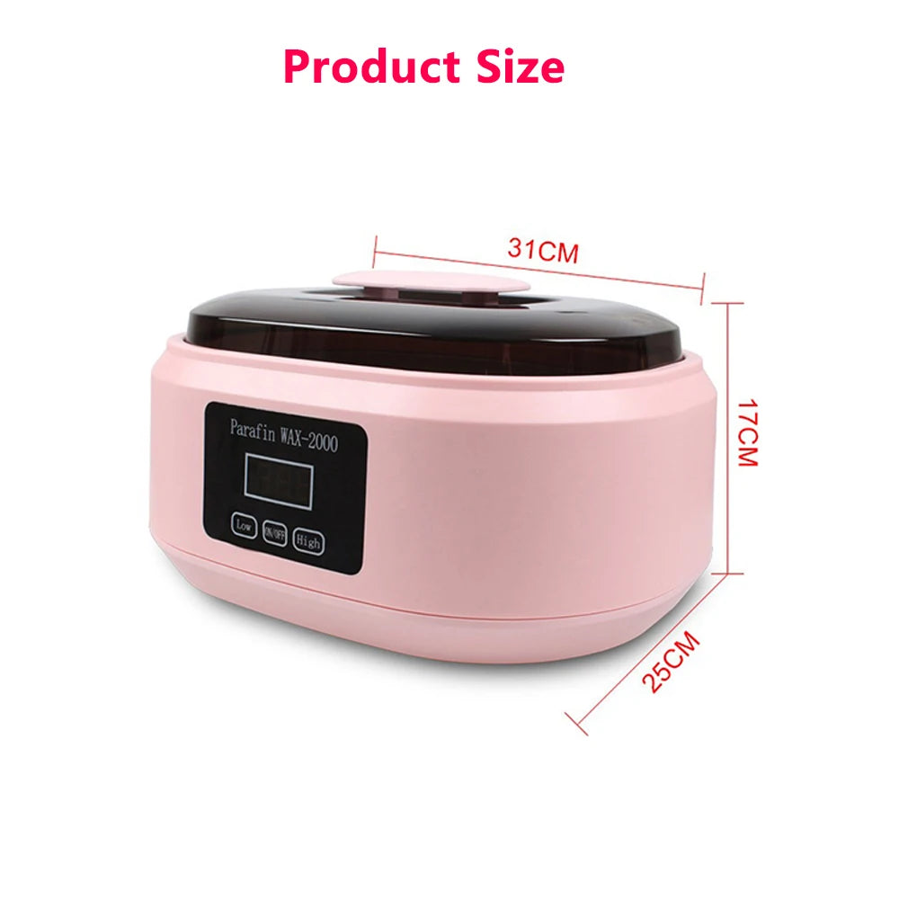 ZONGKUNG 200W Digital Wax Heater Machine - 2L Hands, Feet & Body Hair Removal Spa