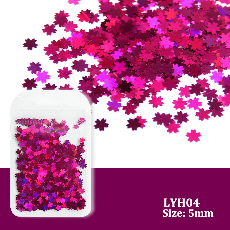 2g Holographic Nail Art Glitter Sequins - Laser Star Butterfly AB Paillette DIY Decorations