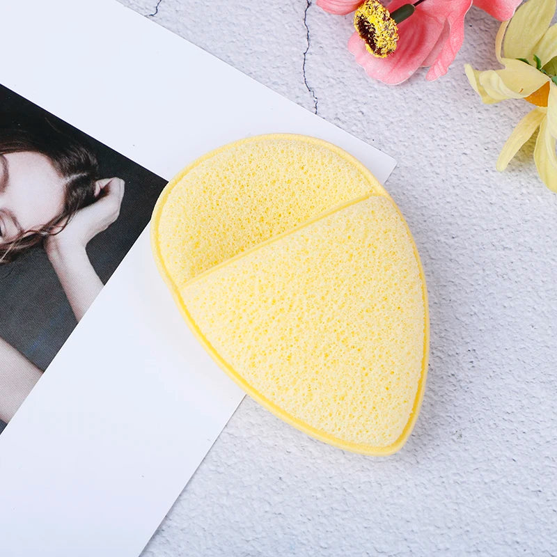 Exfoliating Cleansing Puff Sponge Set - Deep Facial Removal Tool with Headband