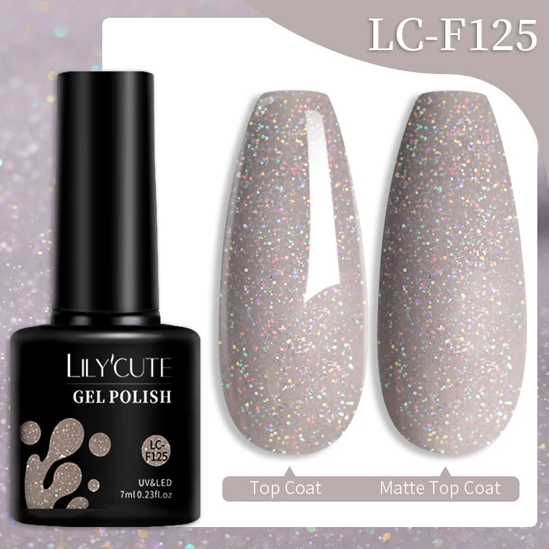 LILYCUTE 9D Cat Eye Magnetic Gel Polish 7ml - Iridescent UV/LED Soak-Off Nail Art