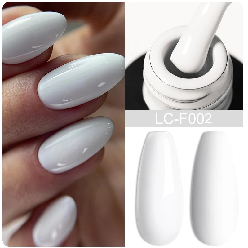 LILYCUTE 7ml No-Wipe Top Coat & UV Base Gel - Semi-Permanent Soak-Off Nail Manicure