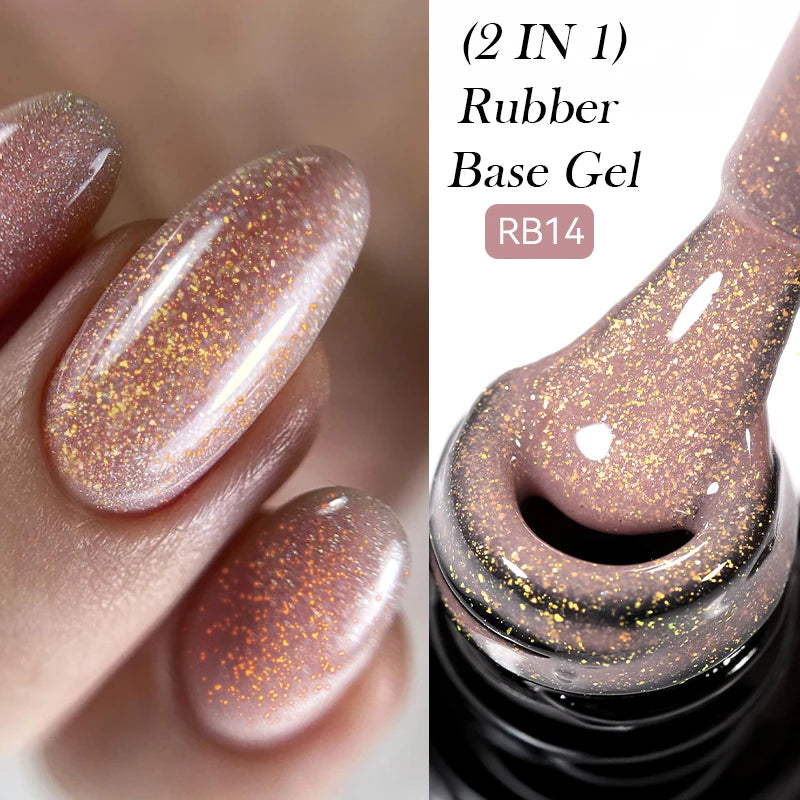 LILYCUTE 7ml No-Wipe Top Coat & UV Base Gel - Semi-Permanent Soak-Off Nail Manicure