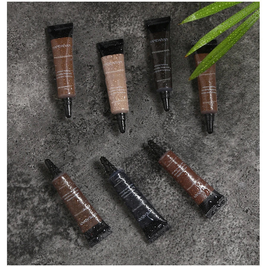 Handaiyan 10ml Tinted Eyebrow Cream Gel - Waterproof Natural, 6 Colors