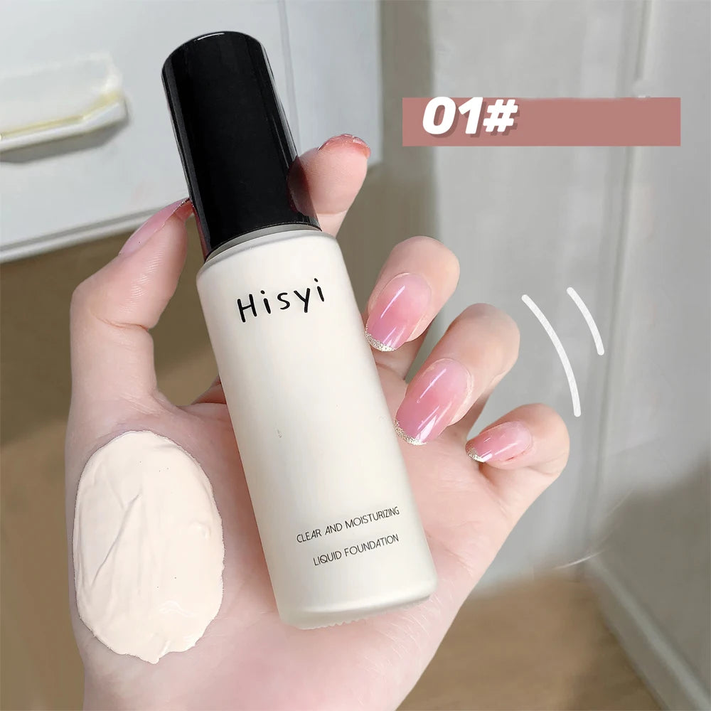 Natural Transparent Liquid Foundation - Flaw-Covering, No Powder Finish