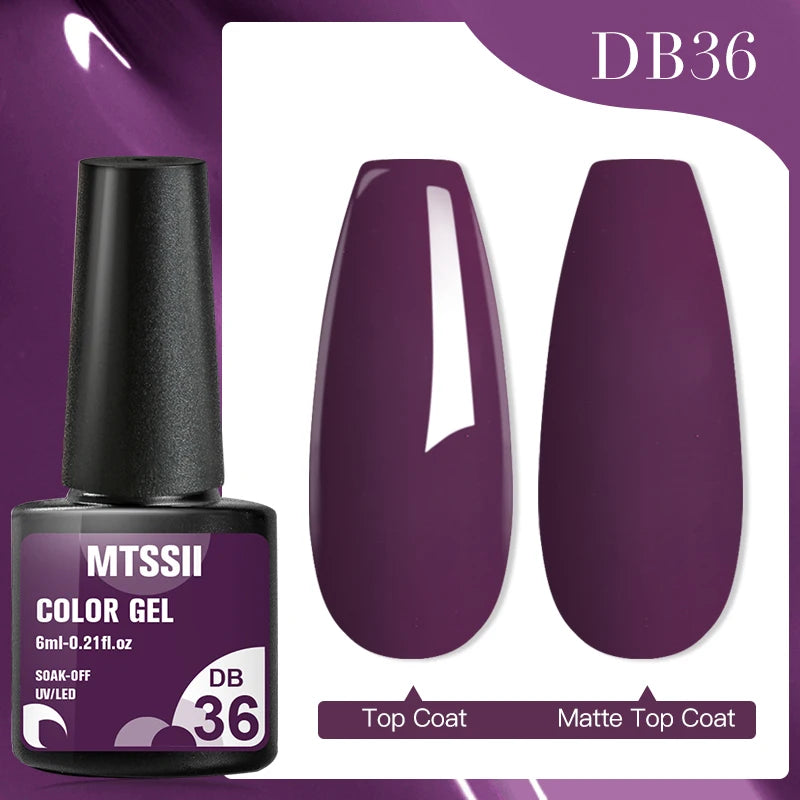 Mtssii Dried Flower Fairy Gel Nail Polish - Natural Botanical Semi-Permanent UV Art