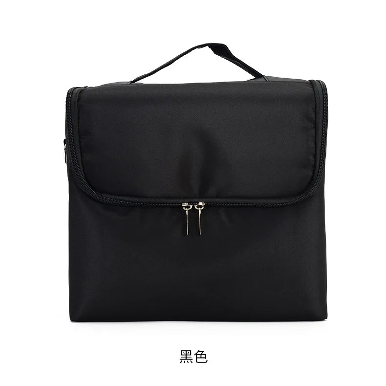 Multi-Layer Waterproof Nail Art Tool Box - Portable Multi-Functional Cosmetic Storage Handbag