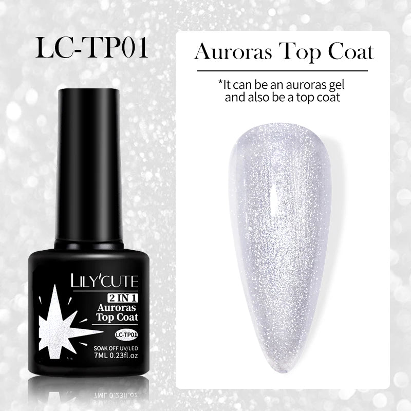 LILYCUTE 7ml Thermal Temperature-Changing Gel Nail Polish - Semi-Permanent UV Gel Art