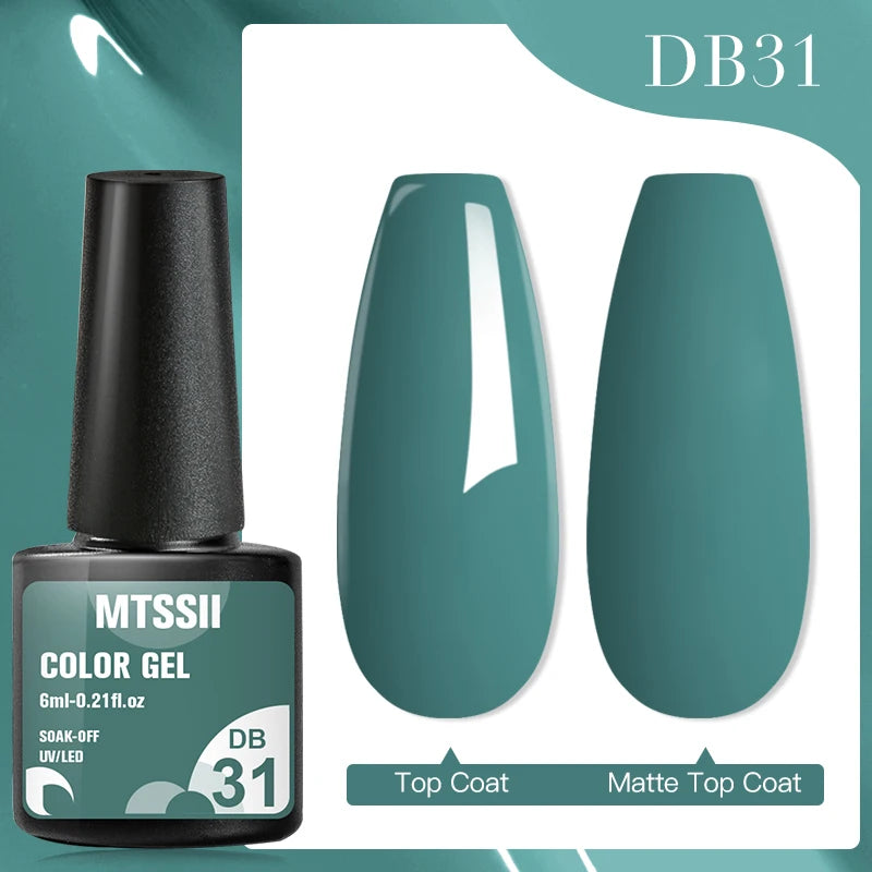Mtssii Dried Flower Fairy Gel Nail Polish - Natural Botanical Semi-Permanent UV Art