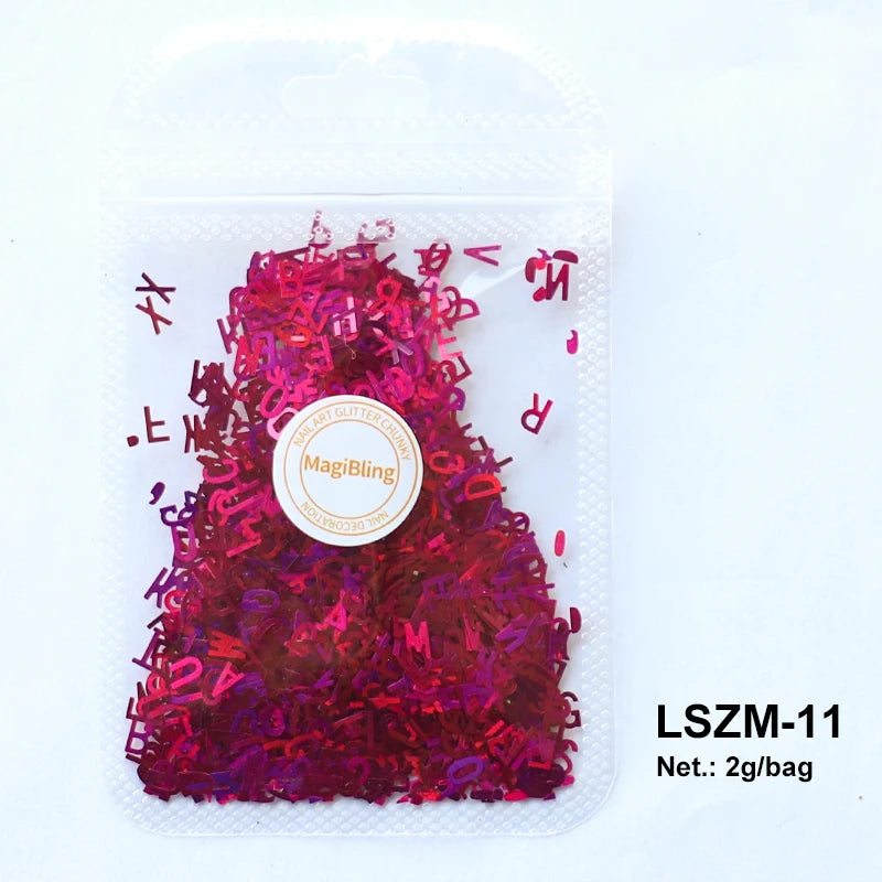2g Holographic Nail Art Glitter Sequins - Laser Star Butterfly AB Paillette DIY Decorations