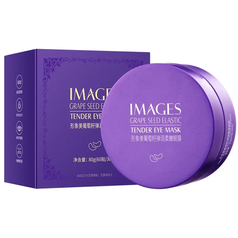 Collagen Eye Mask Patches 60pcs - Moisturizing, Firming & Anti Dark Circles Gel