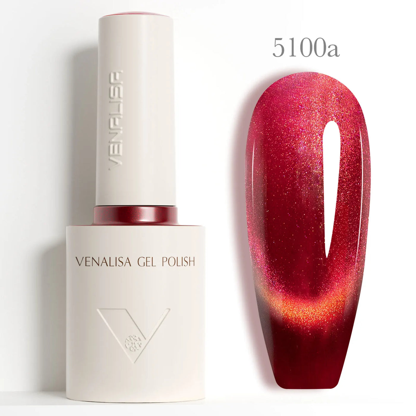 Venalisa V6 Cat Eye Gel Nail Polish 10ml - HEMA Free, UV/LED Soak Off, Semi-Permanent