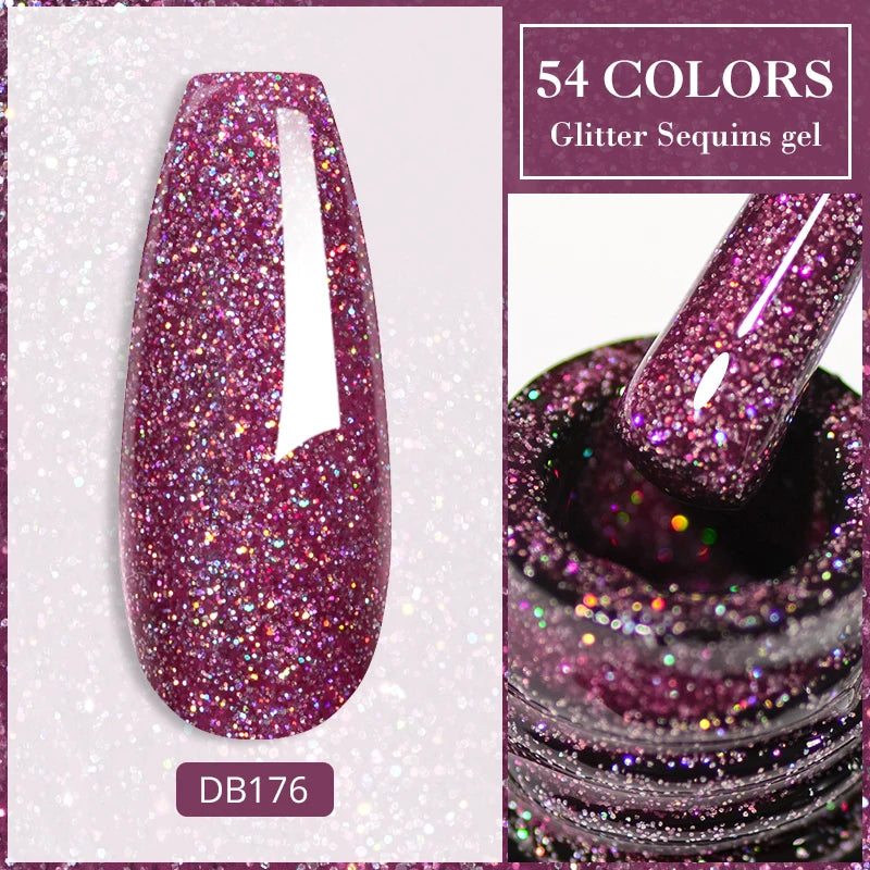 Mtssii Dried Flower Fairy Gel Nail Polish - Natural Botanical Semi-Permanent UV Art