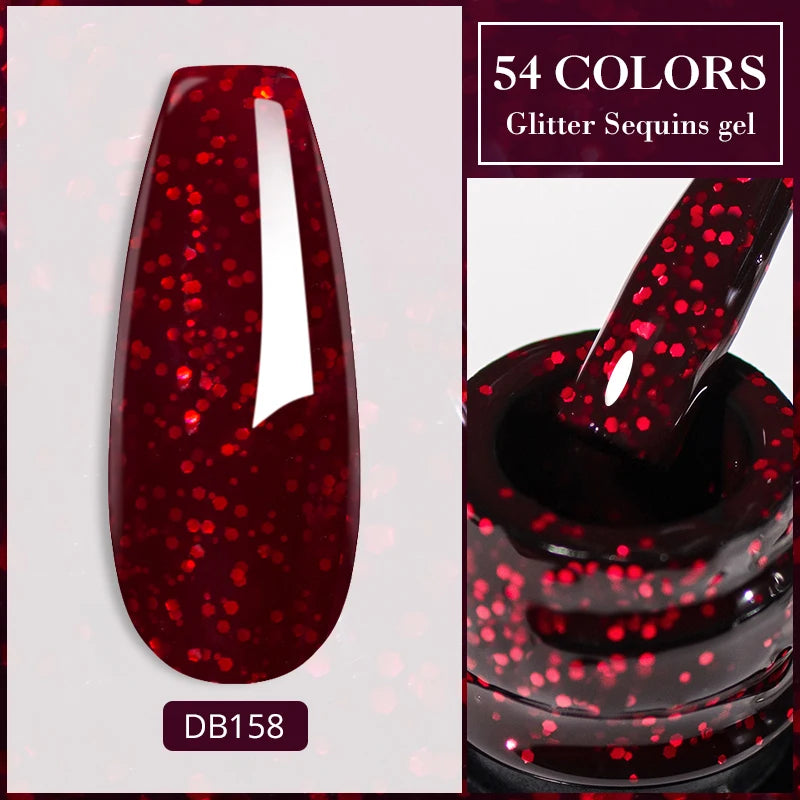 Mtssii Dried Flower Fairy Gel Nail Polish - Natural Botanical Semi-Permanent UV Art