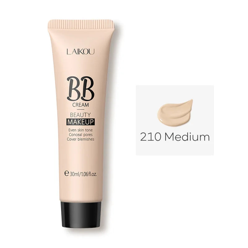 6-Shade BB Cream Concealer Primer - 30ml Natural Facial Liquid Foundation