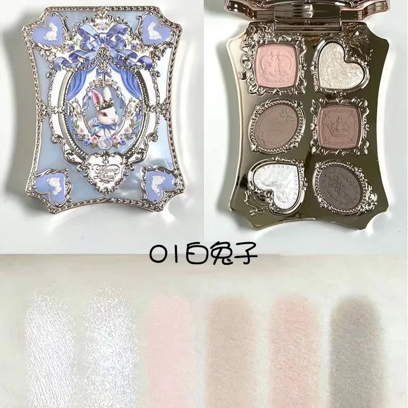 Flower Knows Strawberry Cupid All-in-One Face Palette - Blush, Eyeshadow, Highlight & Bronzer