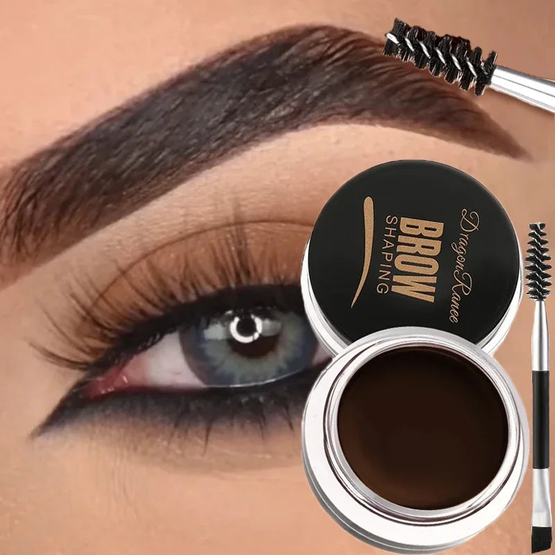3D Wild Brow Cream Gel Enhancer - Matte Natural Tint Waterproof Wax