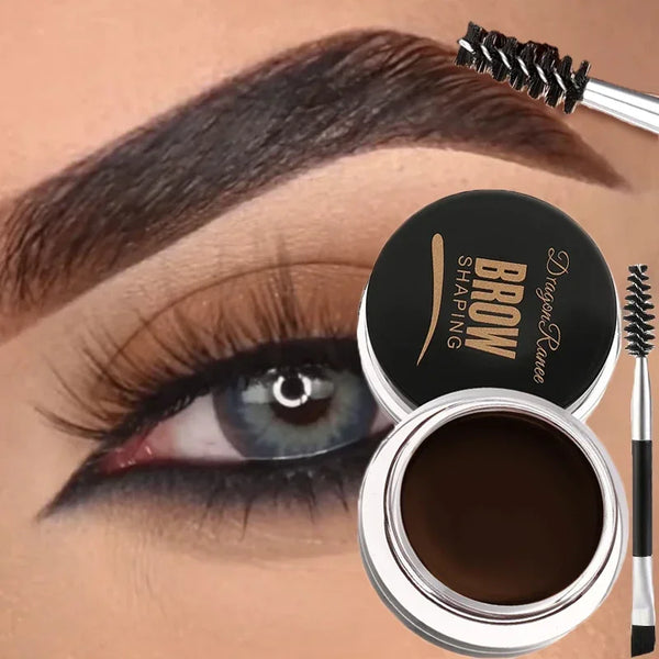 3D Wild Brow Cream Gel Enhancer - Matte Natural Tint Waterproof Wax