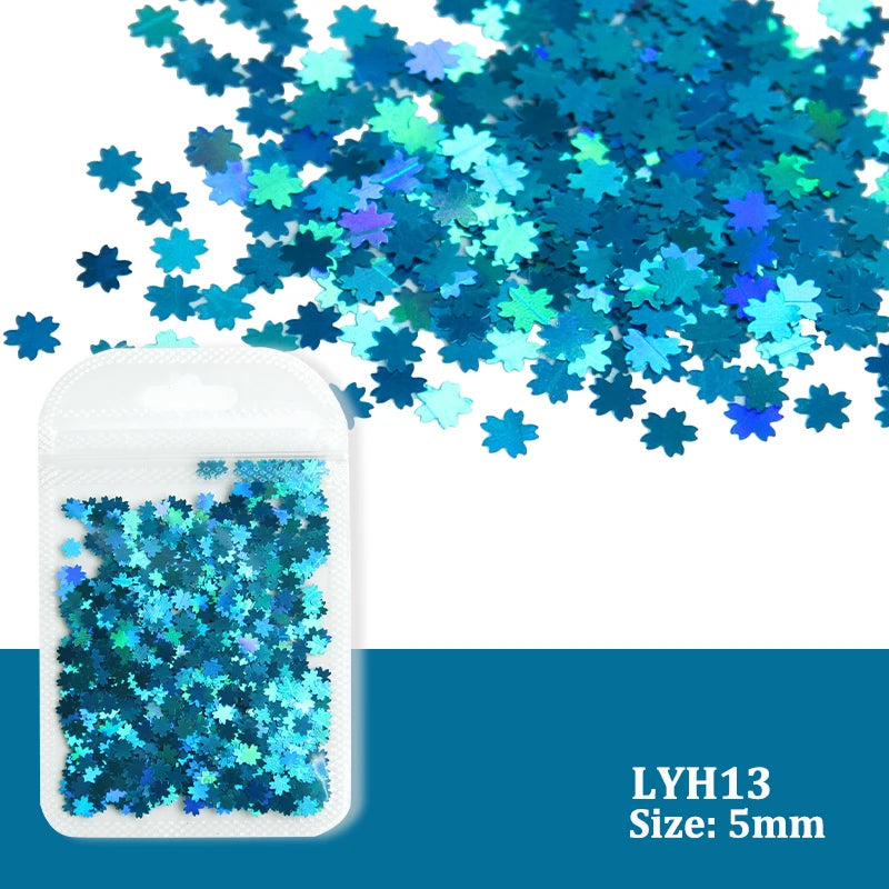 2g Holographic Nail Art Glitter Sequins - Laser Star Butterfly AB Paillette DIY Decorations