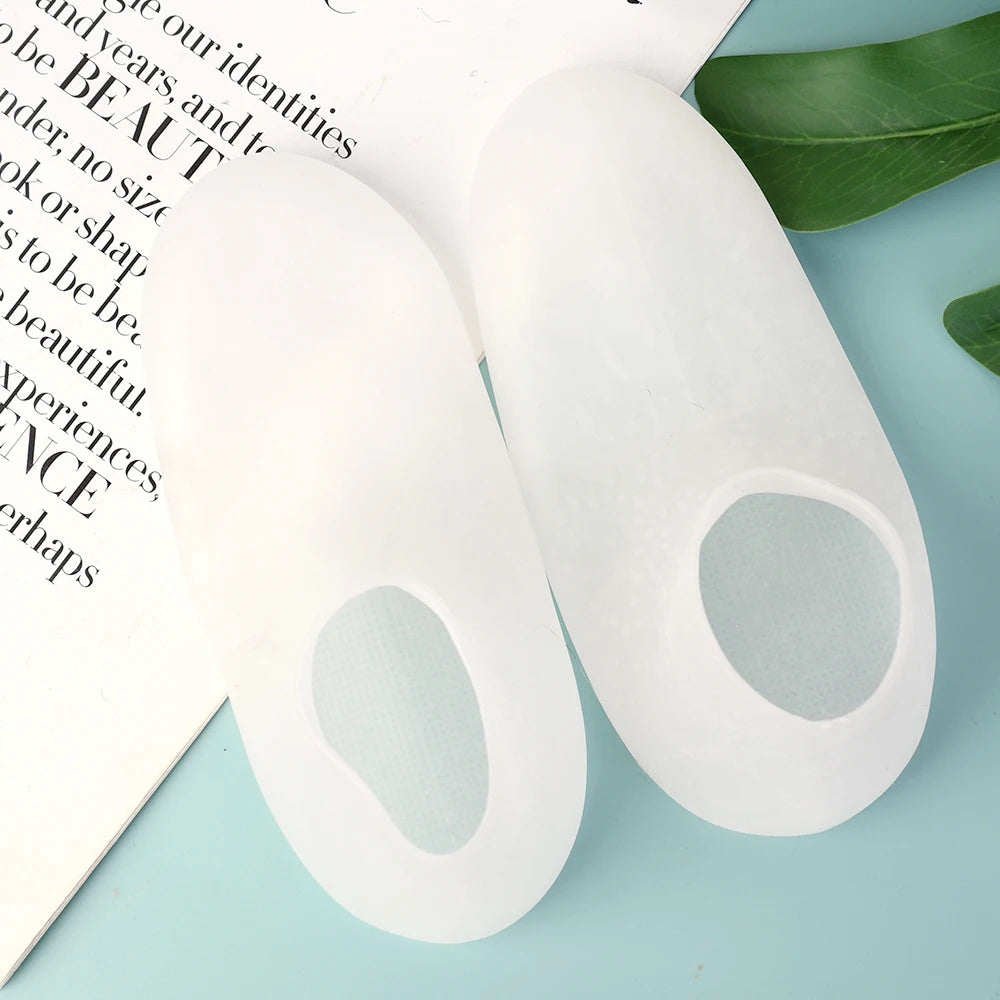 Silicone Moisturizing Foot Spa Socks - Gel Pedicure for Dry Cracked Feet