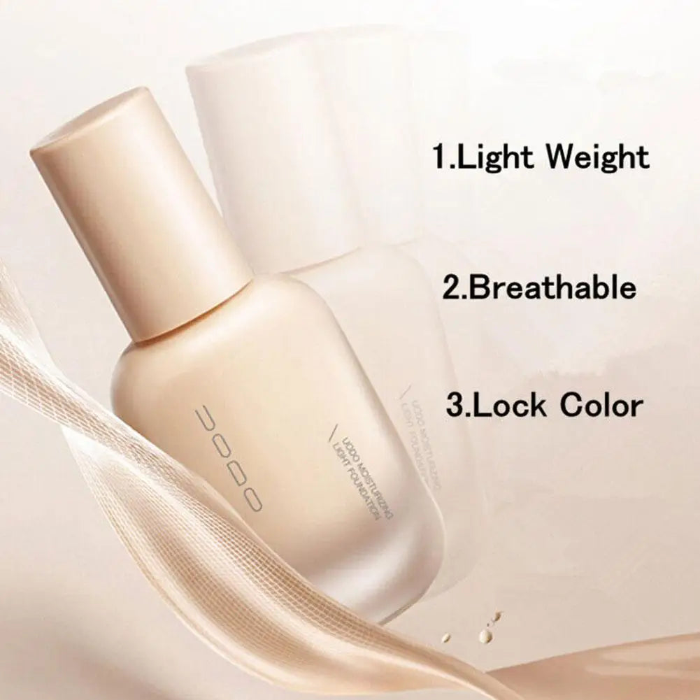 UODO 30ml Long-Lasting BB Cream Foundation - Pore-Minimizing, Waterproof for Dry to Oily Skin
