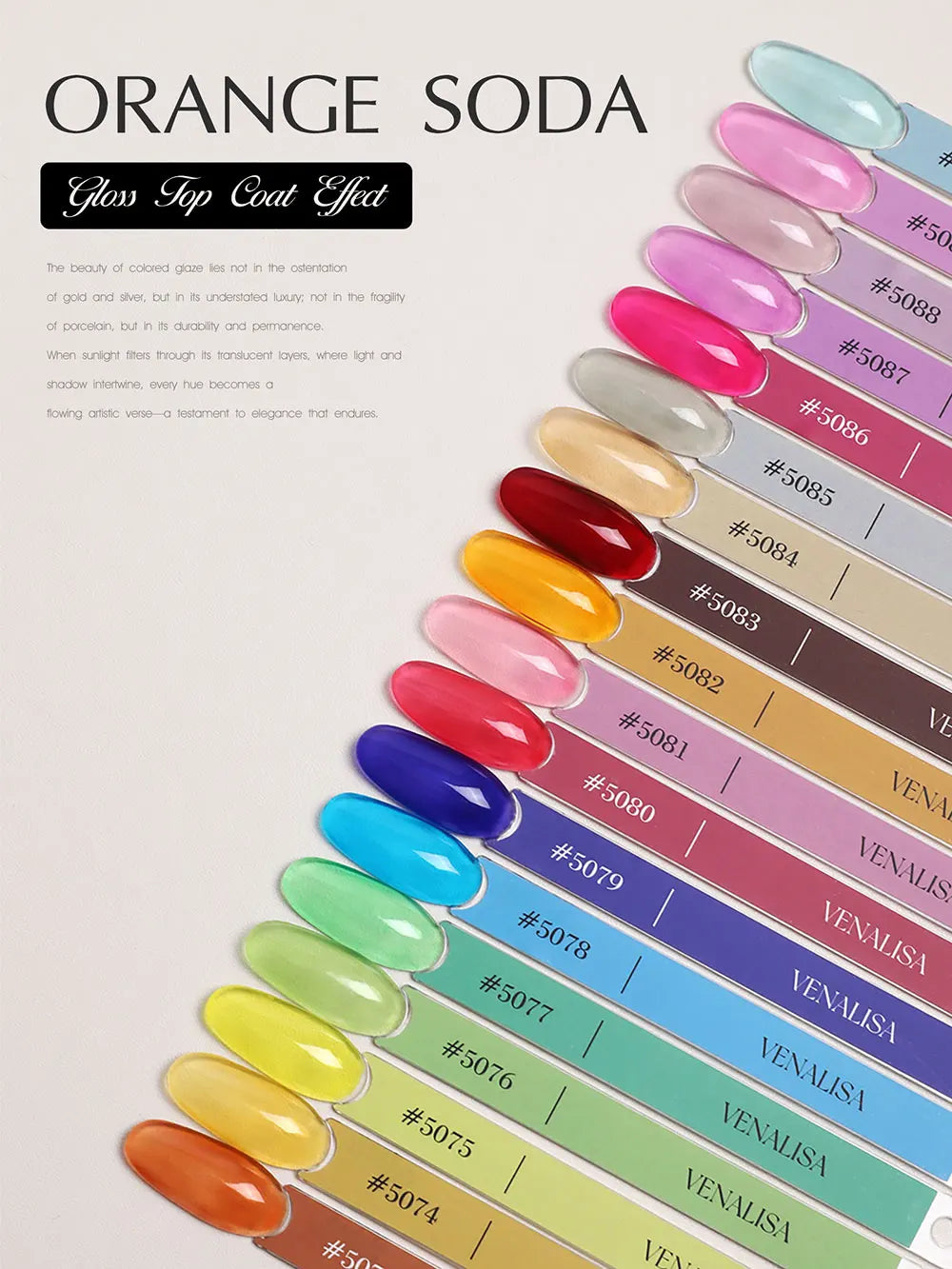 Venalisa V6 Cat Eye Gel Nail Polish 10ml - HEMA Free, UV/LED Soak Off, Semi-Permanent