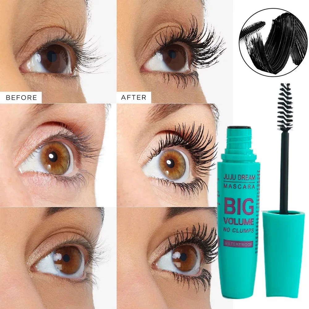 4D Curling & Lengthening Mascara - Waterproof, Sweat-Proof, Certified Gentle Formula
