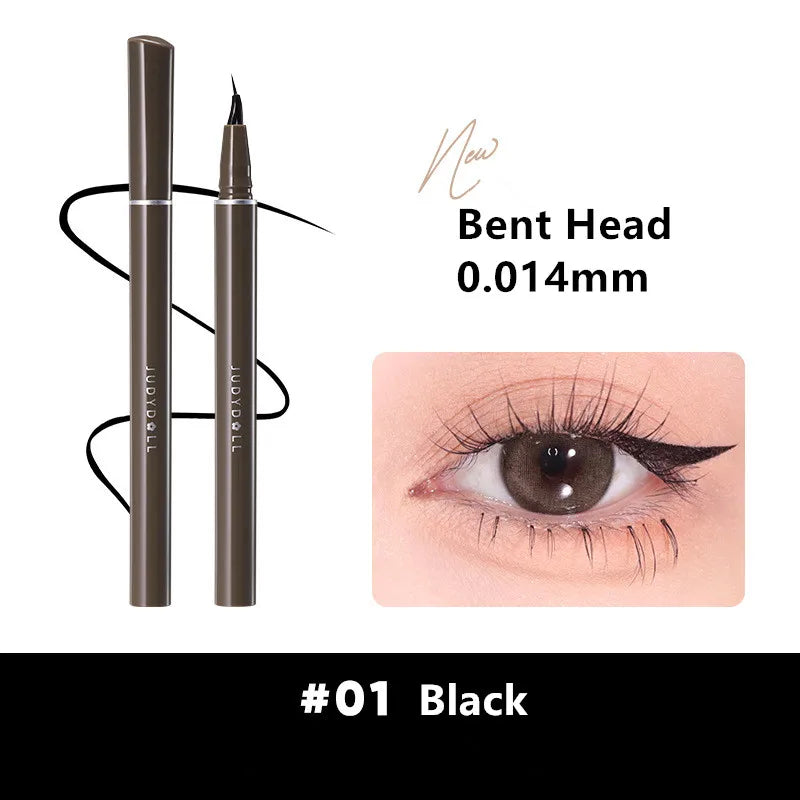 Judydoll Ultra-Fine Matte Liquid Eyeliner & Lying Silkworm Pen - Fast Dry Smooth Lasting