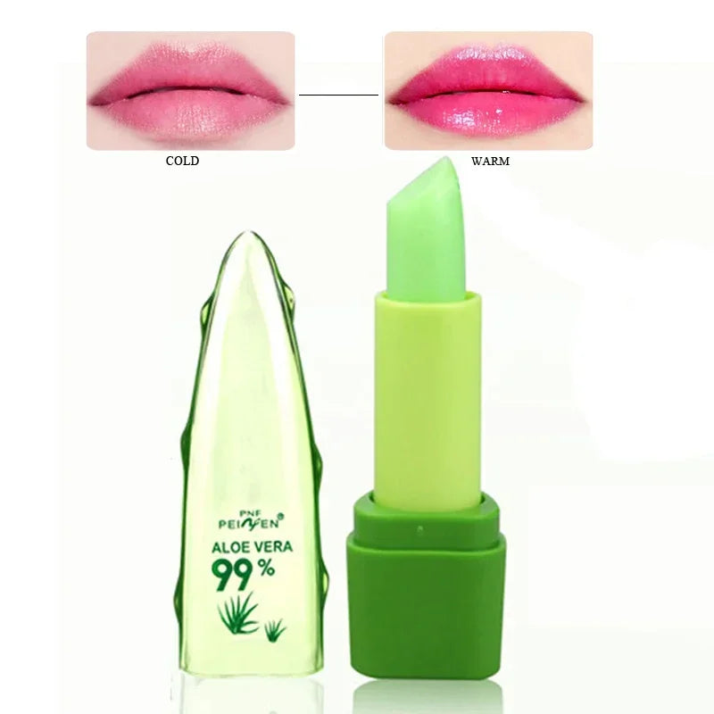 Blana 99% Aloe Vera Jelly Lipstick - Temperature Color-Changing, Moisturizing Long-Lasting