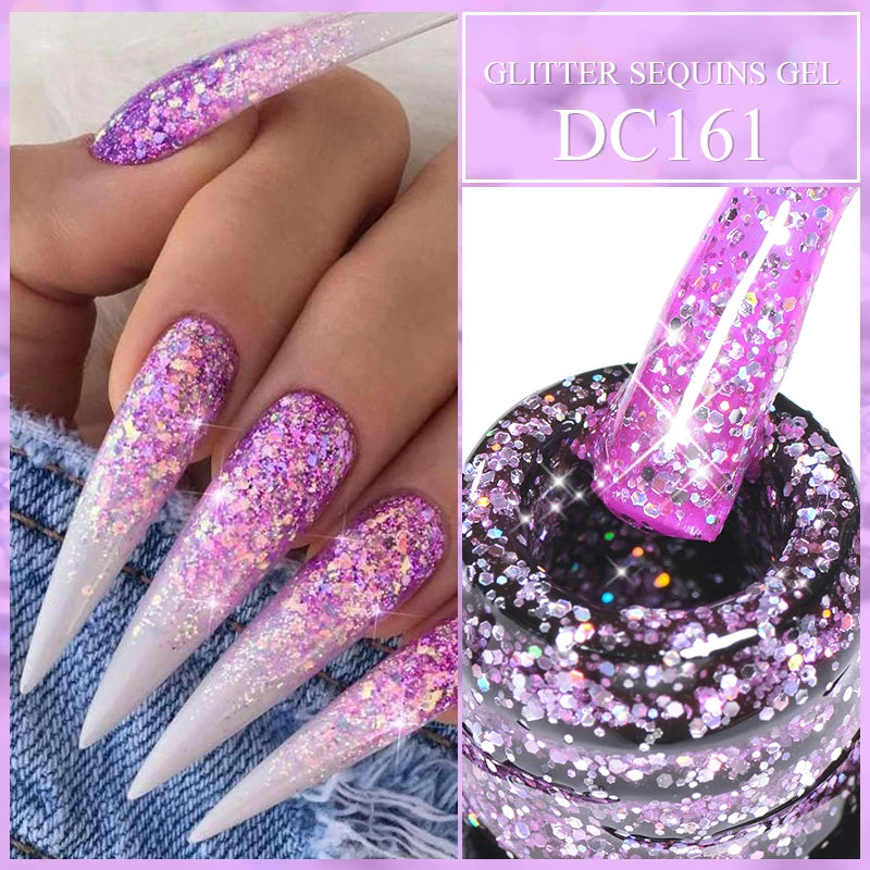 Mtssii Dried Flower Fairy Gel Nail Polish - Natural Botanical Semi-Permanent UV Art