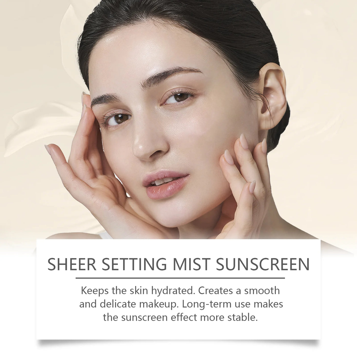 SPF 50+ Makeup Setting Spray - Oil Control, Waterproof & Sun Protection Face Mist