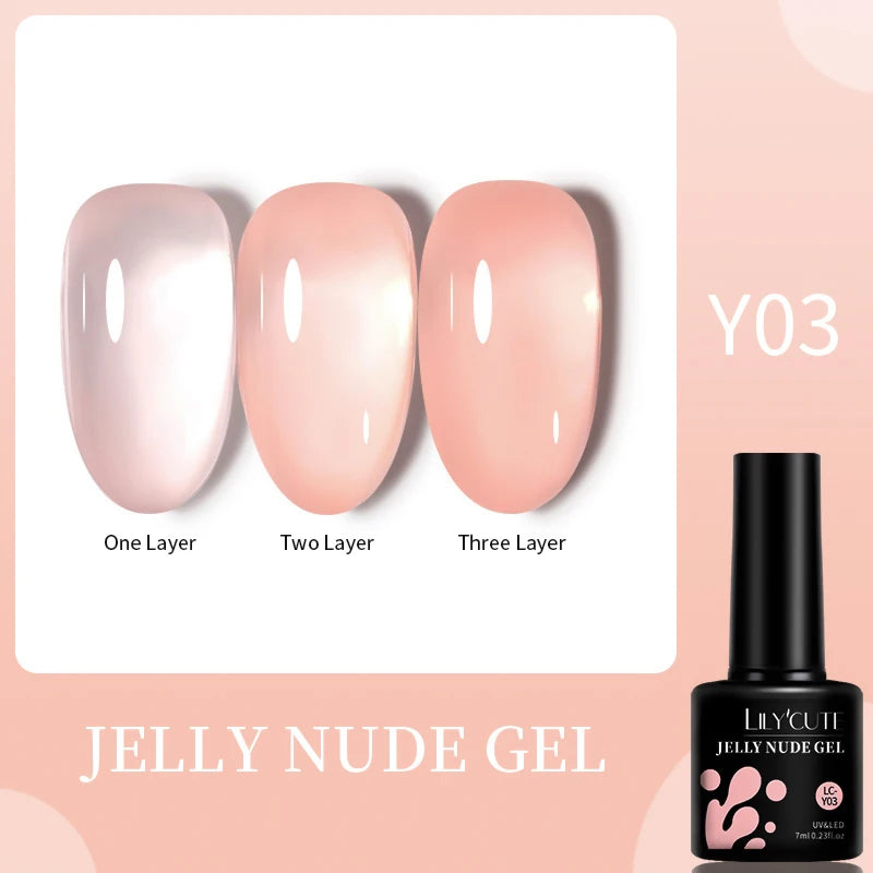 LILYCUTE 5ml Reflective Glitter Liner Gel - Champagne Sparkling Lines for French Nail Art