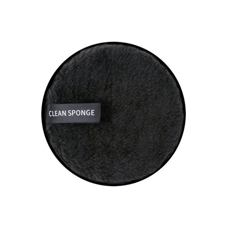 3-Piece Reusable Microfiber Makeup Remover Pads - Washable Cotton Cleansing Sponges