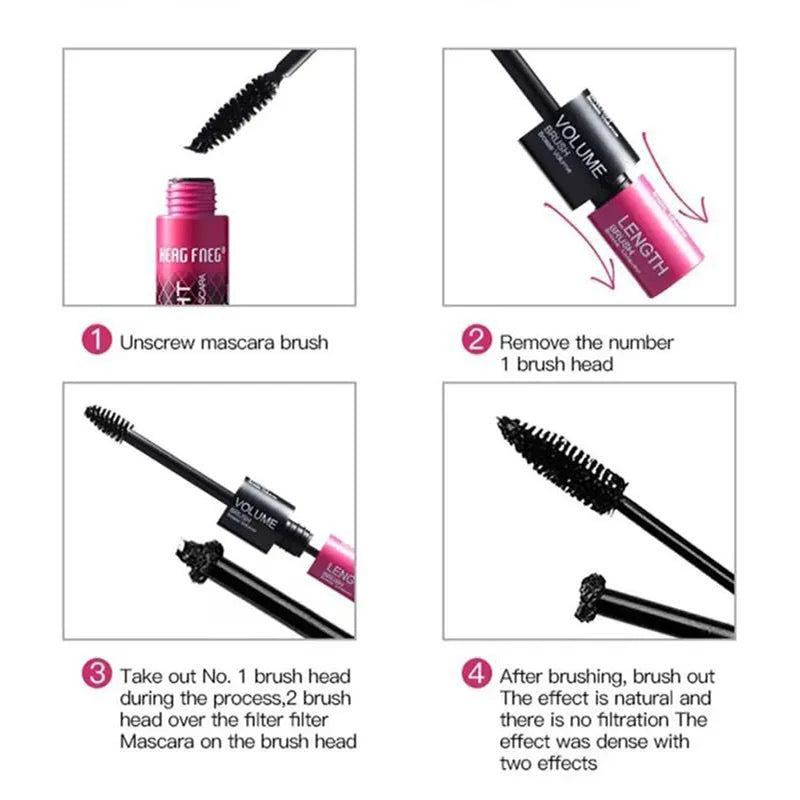 Volumizing Black Mascara - Extra Volume, Curl & Lengthening Formula
