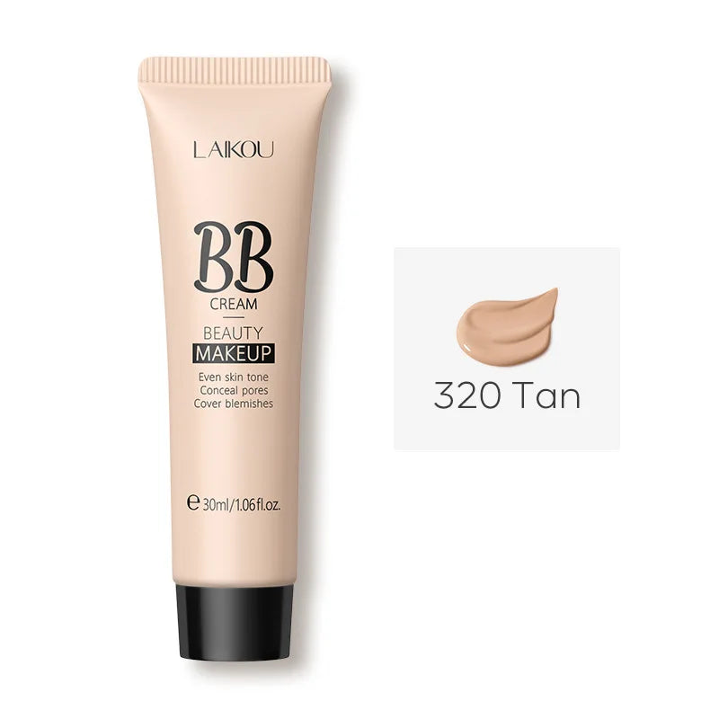 6-Shade BB Cream Concealer Primer - 30ml Natural Facial Liquid Foundation