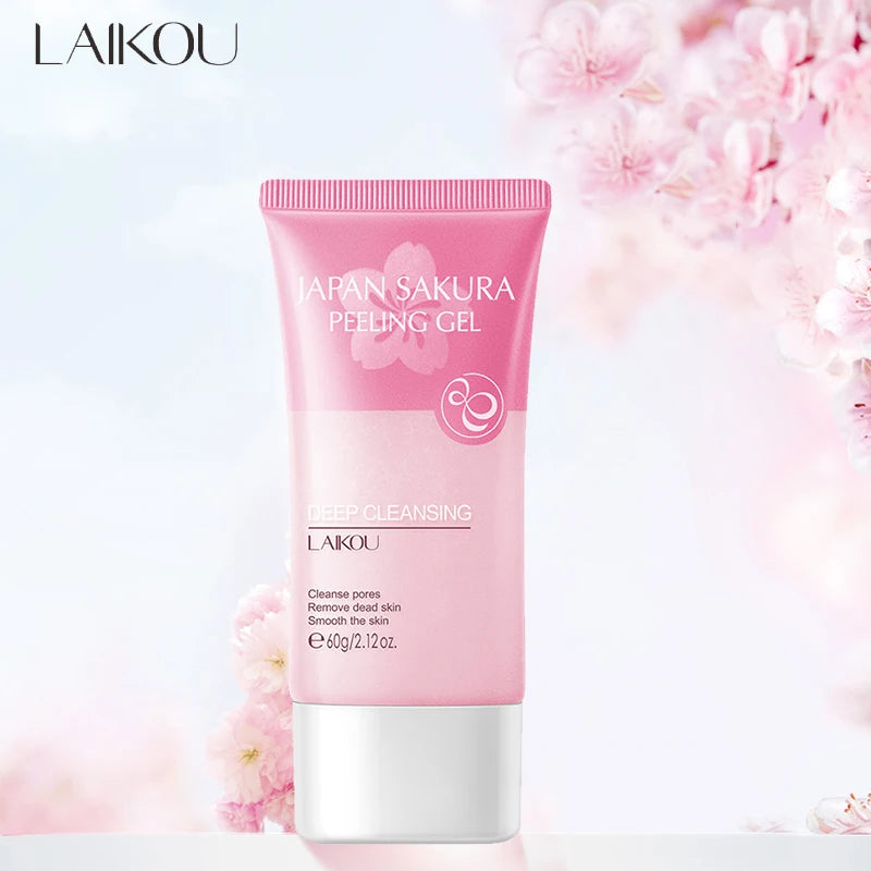 LAIKOU Matcha Exfoliating Peeling Gel Facial Scrub - Moisturizing Nourishing Repair