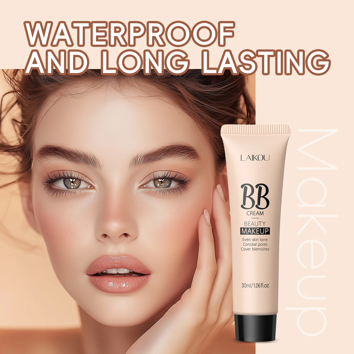 6-Shade BB Cream Concealer Primer - 30ml Natural Facial Liquid Foundation