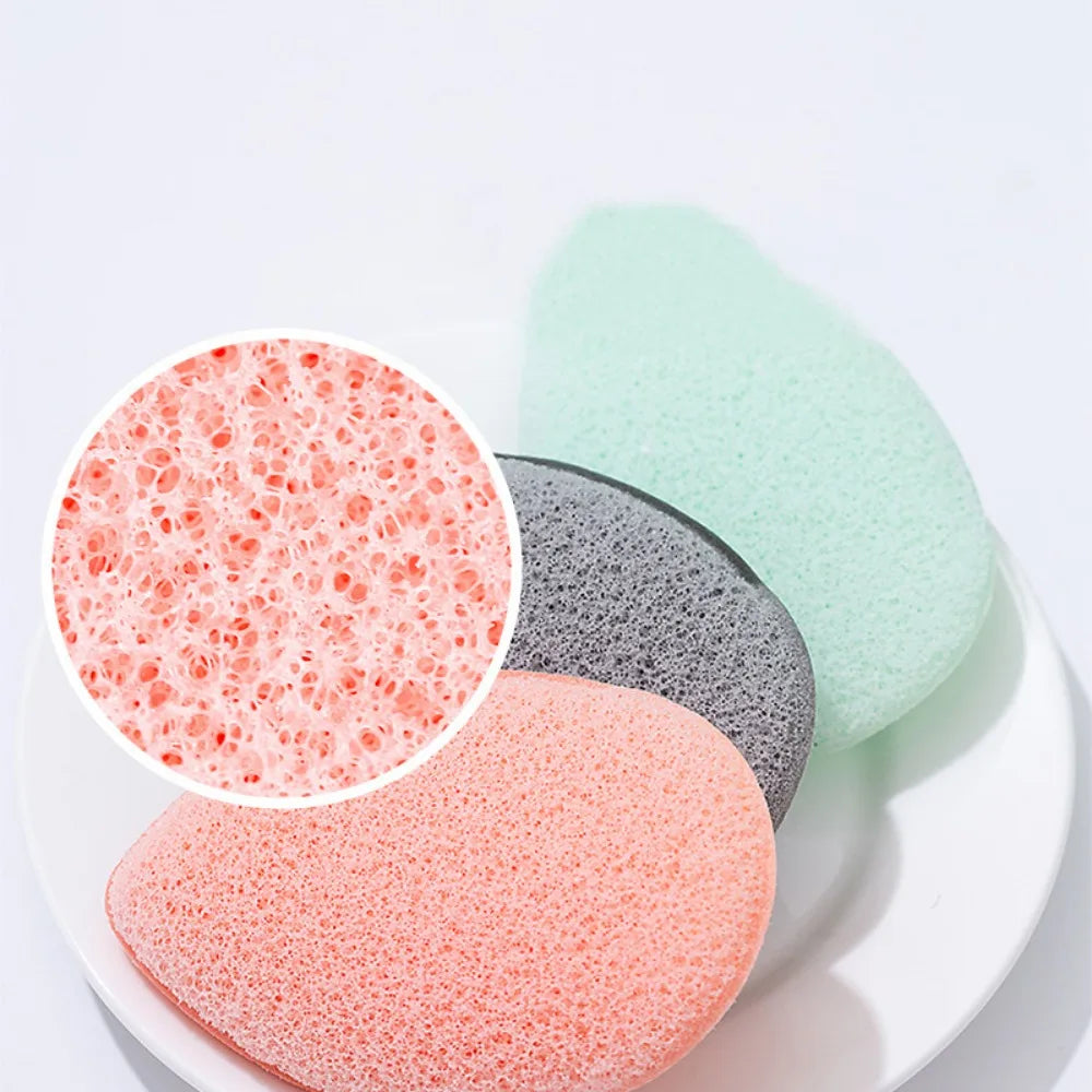 Exfoliating Cleansing Puff Sponge Set - Deep Facial Removal Tool with Headband