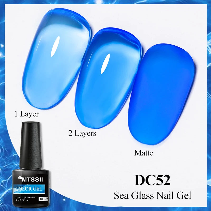 Mtssii Dried Flower Fairy Gel Nail Polish - Natural Botanical Semi-Permanent UV Art