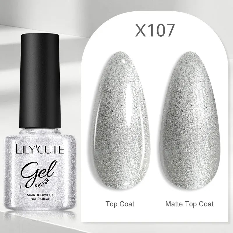 LILYCUTE 7ml Thermal Temperature-Changing Gel Nail Polish - Semi-Permanent UV Gel Art