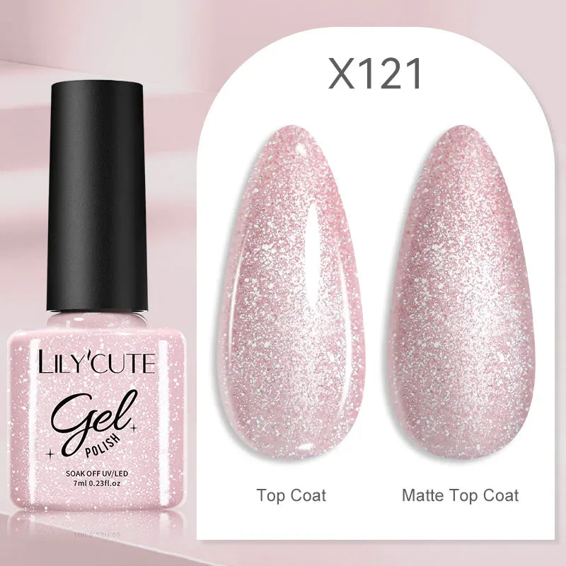 LILYCUTE 7ml Thermal Temperature-Changing Gel Nail Polish - Semi-Permanent UV Gel Art