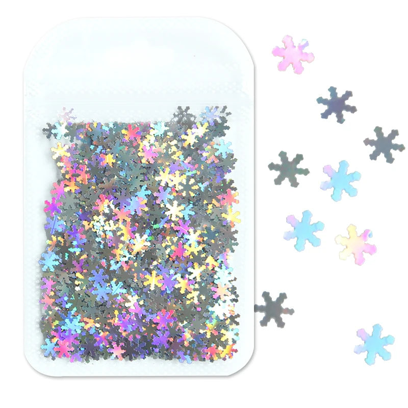 2g Holographic Nail Art Glitter Sequins - Laser Star Butterfly AB Paillette DIY Decorations