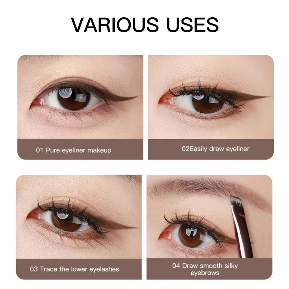 GECOMO Long-Wear Matte Eyeliner Gel Cream - Quick-Drying Waterproof Formula