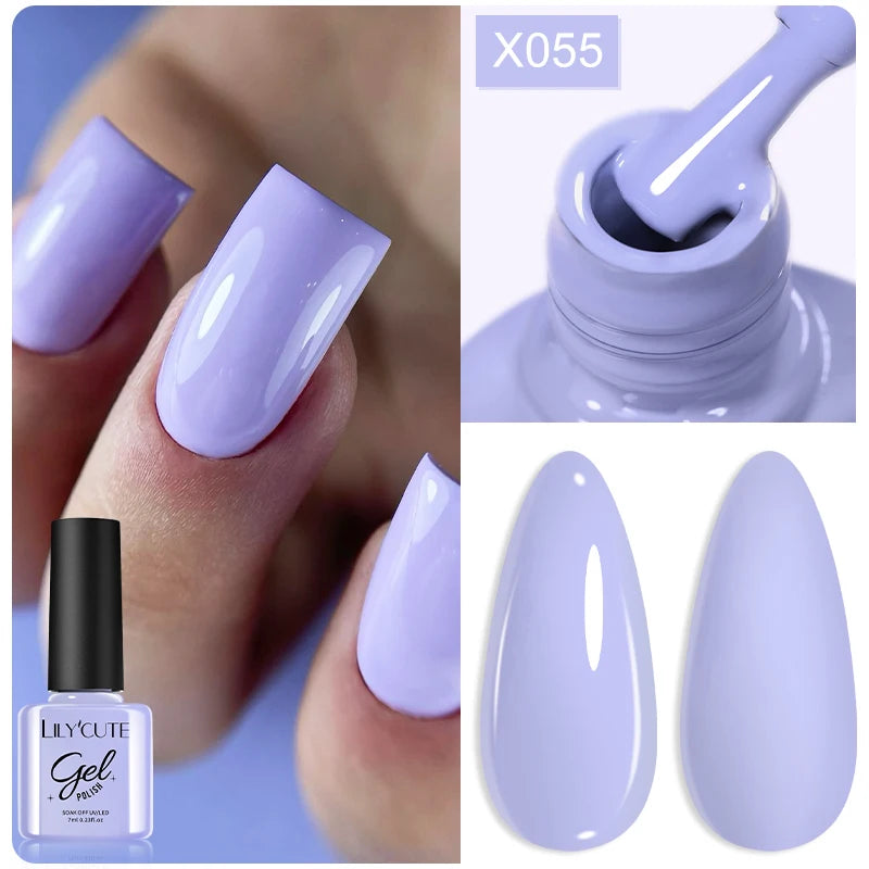 LILYCUTE 7ml Thermal Temperature-Changing Gel Nail Polish - Semi-Permanent UV Gel Art