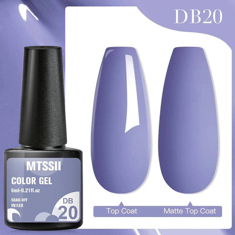 Mtssii Dried Flower Fairy Gel Nail Polish - Natural Botanical Semi-Permanent UV Art