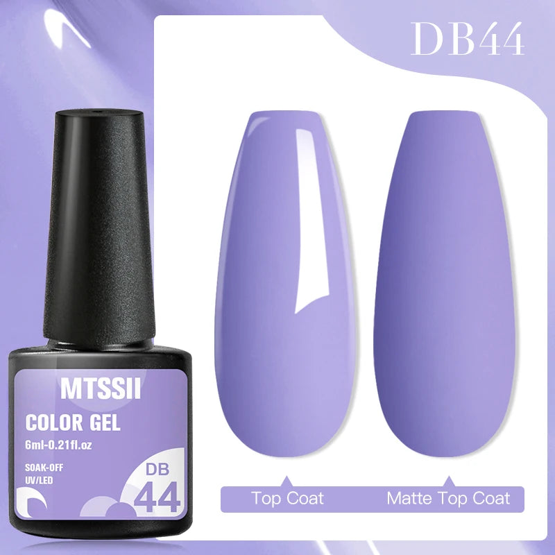 Mtssii Dried Flower Fairy Gel Nail Polish - Natural Botanical Semi-Permanent UV Art
